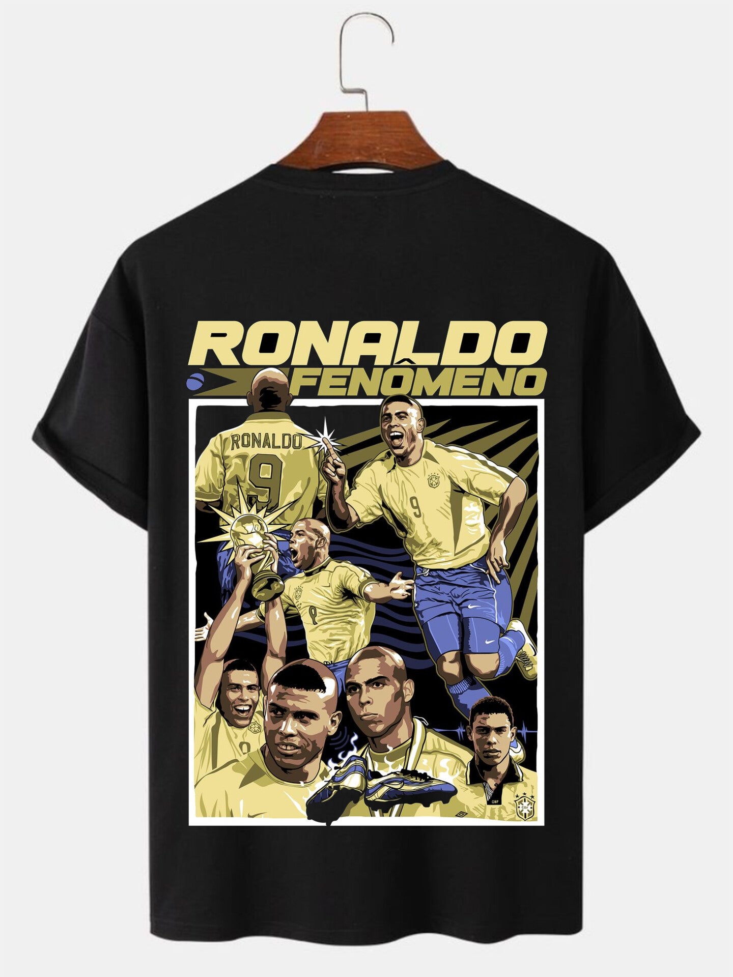CASELIVO ZYNO BRAZILAIN GOD RONALDO OVERSIZED T SHIRT