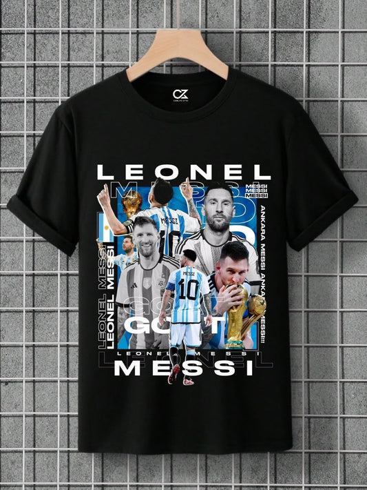 CASELIVO ZYNO LIONEL MESSI OVERSIZED T SHIRT